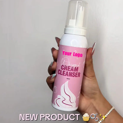 Private Label 100ml Vegan Foam Mousse Eyelash Cleaner Cream Whipped Lash Shampoo Wholesale