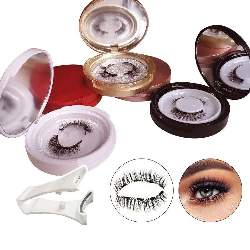 Wholesale Yasnai Premium Quality Reusable Magnetic Eyelashes Synthetic Hair High Lightweight DIY Segmented Lashes Kit Custom