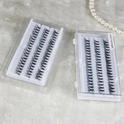Top Quality 20D Knot Free Cluster Lashes Wispy Original Fibers Individual Lashes