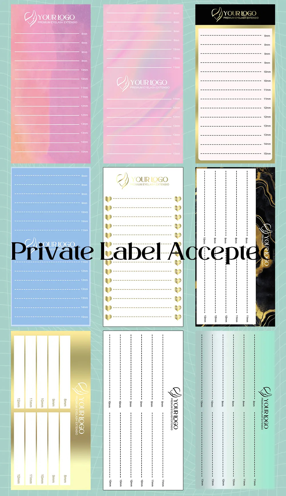 Private Label Super Soft 0.03 Mega Volume Lash Extension Easy Fan Eyelash Extentions Trays for Professional Salon Use