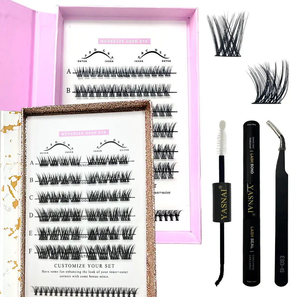 DIY Lash Extension Kit Private Label c d Curl Lash Training Kit Semi Permanent Lash Extensions Kit