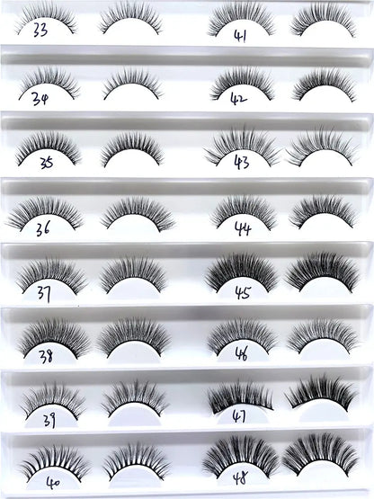 Wholesale Magnetic Eyelashes With Eyeliner Private Label Waterproof Eyeliner 5D Faux Mink Magnetic Lashes