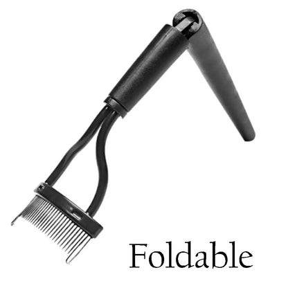 Wholesale Foldable and Non Foldable Eyelash Steel Combs for Convenient Eyelash Separator Mascara Applicator Eyelash Definer