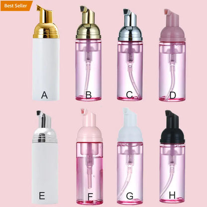 Hot Seller Pink Lash Extensions Cleanser and Brush Lash Rose Cleanser Wholesale Organic Lash Cleanser Foam Bottle
