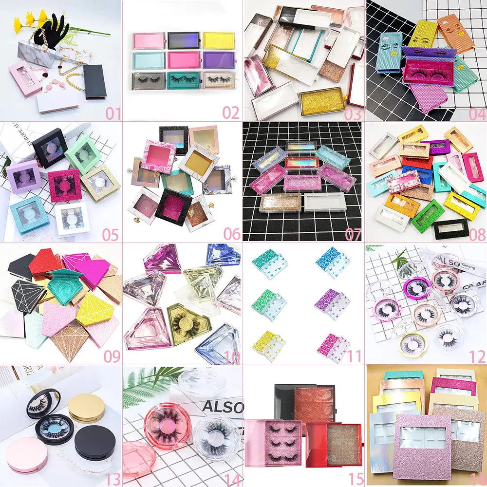 2021 Three Lash Book Black Wholesale 3 Lash Teir Book Empty Soft 3 Lash Tray Book Case