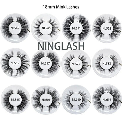 Ninglash Most Popular 15Mm Short Mink Lashes Bulk Real Natural False Lasheswholesale Vendor