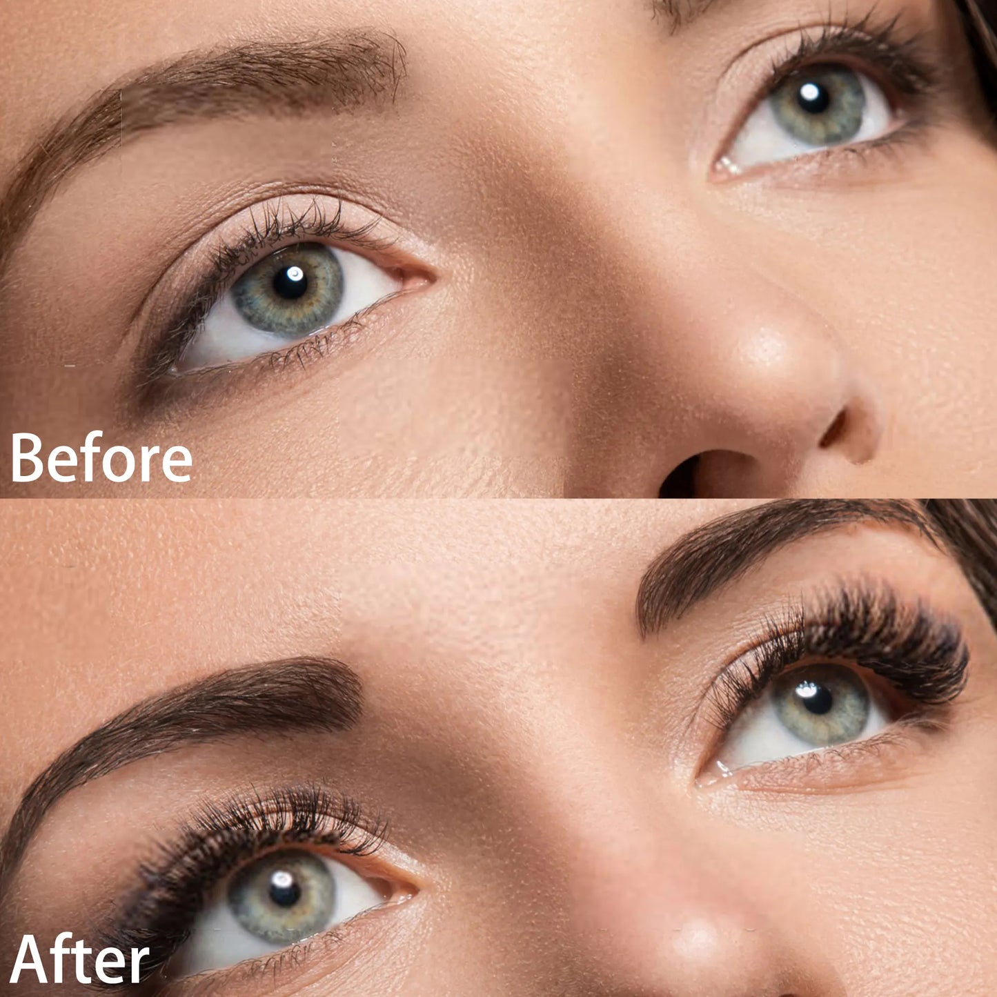 Custom Luxury DIY Pre-Glued Cluster Eye Lashes Extensions Natural Press-on Lashes Pre Glued Lash