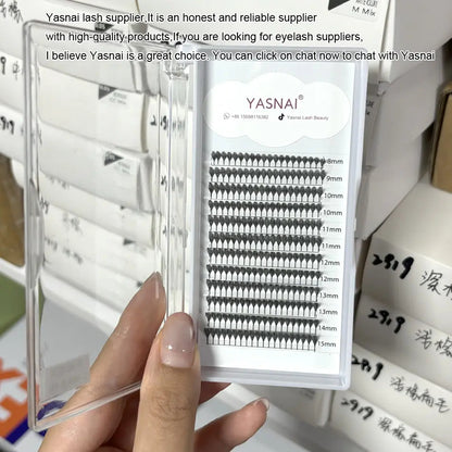 YASNAI Professional Salon Use Premade Spire Lashes Premade Anime Chunk Lash Extensions Anime Comic Spire Lash Extensions