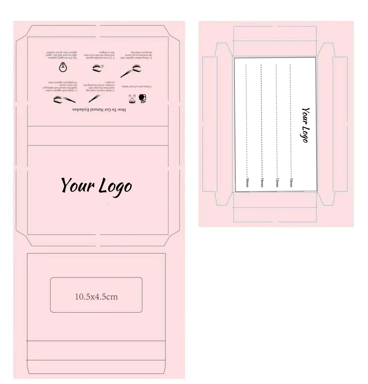 No Glue Needed Lashes Kit with Tweezers Self-Adhesive Eyelashes Extension Kit at Home Magic Self-Adhesive