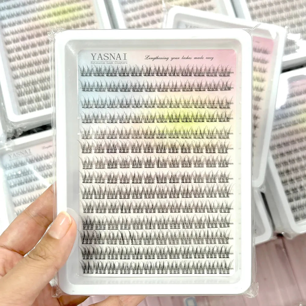 Factory Price Long Lasting 7-10 Days Natural CC for DIY Lash Bond Sealer Wholesale Pre Cut Segmented Lash Extension Kit