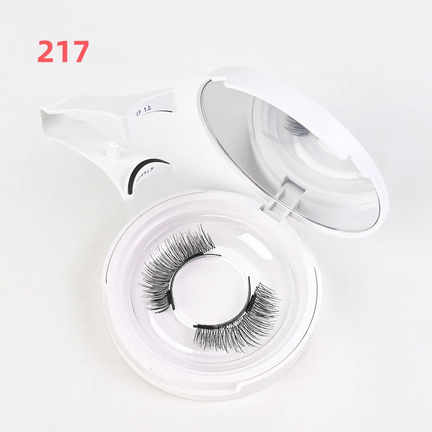 Wispy Vegan Magnetic Lashes with Applicator Reusable Custom logo Magnetic Lashes Kit Private Label