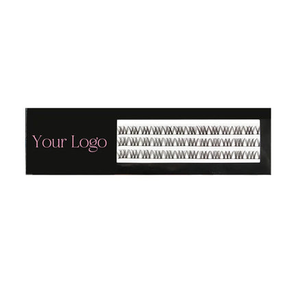 Popular Handmade CC/DD for Segmented Ribbon Strip Lash Extensions Kit with Korea PBT Fiber Natural Long Thick for Home DIY