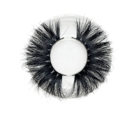 NINGLASH 10 Pairs Lashes Set 25mm Soft Mink Hair Lashes With Square Case for Salon, Beauty Girl Siberian Mink Eyelashes Factory