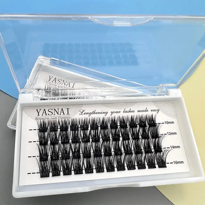 Self Adhesive No Glue Needed Lash Strips Pre-Bond Technology Natural Super Soft 0.07MM Thickness Lasting 7-10 Days
