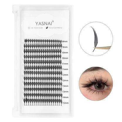 2025 New Fashion Feathered Lash Extension Fan Soft Light Comic Lashes Spire CC 3D Printed Anime Lashes Trays