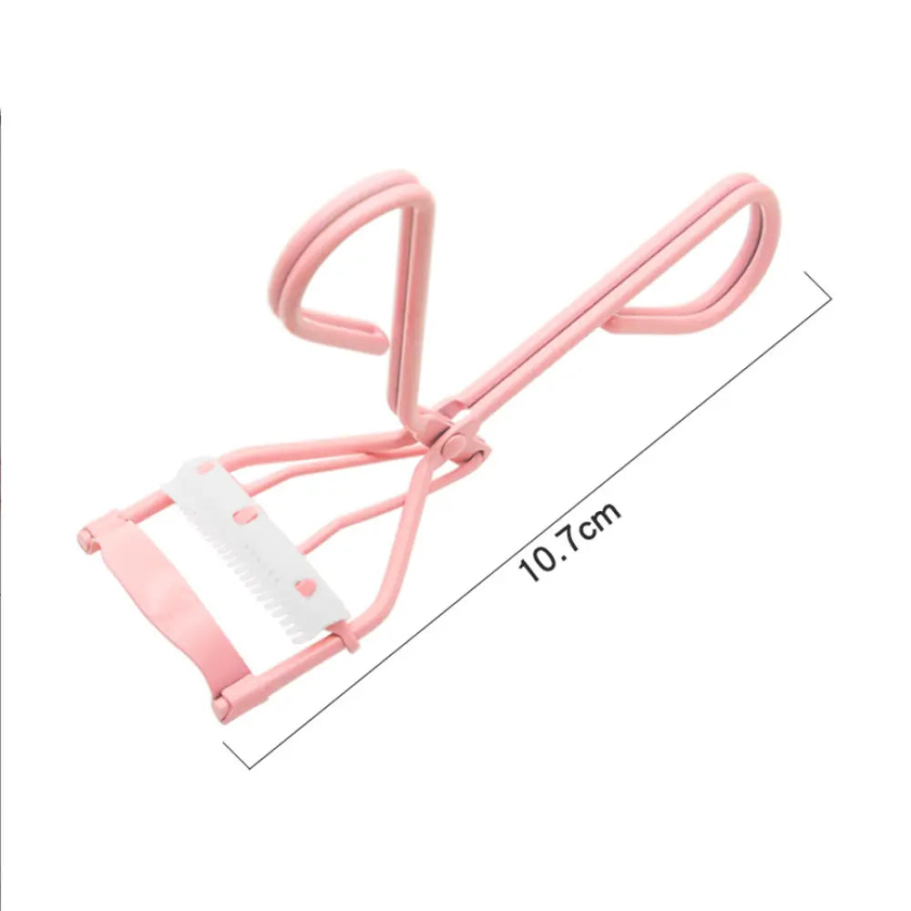 Black and Pink DIY Eyelash Extensions Tool Eye Makeup Curler with Comb and Lash Brush Lash Curler Brush Comb