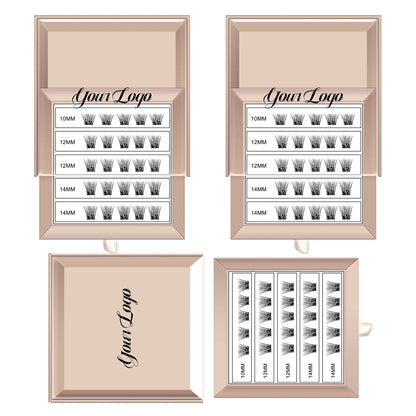 2025 W Self Adhesive Lash Clusters Pre Bond No Glue Needed Cluster Lashes Extensions