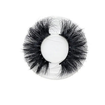 NINGLASH 10 Pairs Lashes Set 25mm Soft Mink Hair Lashes With Square Case for Salon, Beauty Girl Siberian Mink Eyelashes Factory