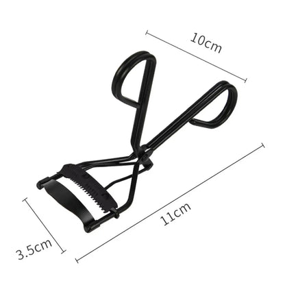 Black and Pink DIY Eyelash Extensions Tool Eye Makeup Curler with Comb and Lash Brush Lash Curler Brush Comb