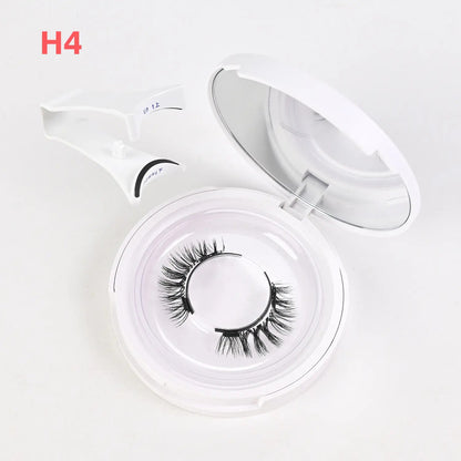 Wispy Vegan Magnetic Lashes with Applicator Reusable Custom logo Magnetic Lashes Kit Private Label