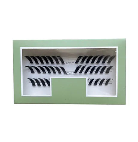 New Design Individual Label fox Cat Eye Cluster Lashes Pre-cut Segment Lash fox Style Fluffy DIY Lash Extension Cluster