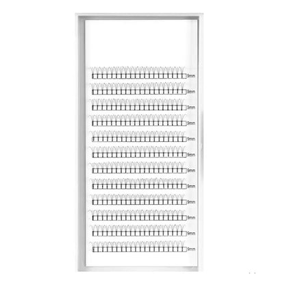 Factory Wholesale 3D Short Stem Premade Volume Fans 0.03 0.05 0.07 Wispy Premade Fans