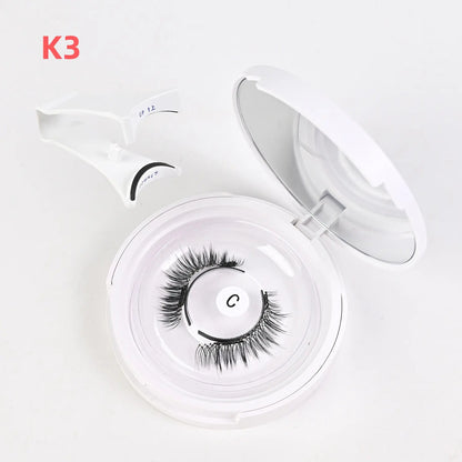 Wispy Vegan Magnetic Lashes with Applicator Reusable Custom logo Magnetic Lashes Kit Private Label