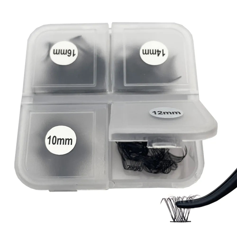 NINGLASH Individual Eyelash Extensions Kit 0.03mm Korean PBT Superthin Band with Natural Wispy DIY Lash 0.07mm Thickness