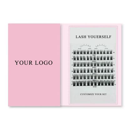 DIY Lash Extension Kit Private Label c d Curl Lash Training Kit Semi Permanent Lash Extensions Kit