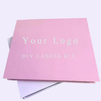Private Label Vegan Luxury Waterproof DIY Lash Extension Kit Natural Volume Lash Clusters Kit