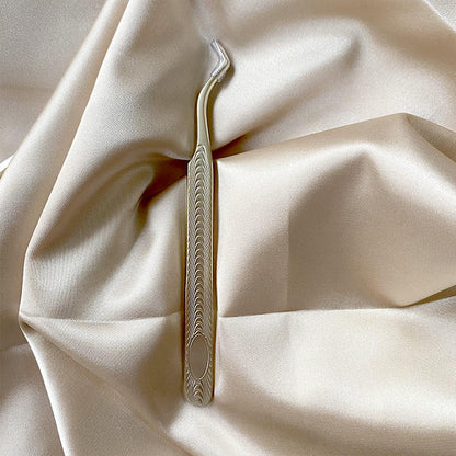 High Density 90 Degree Eyelash Stainless Steel Tweezers Individual Eyelash Extension Volume Tweezer