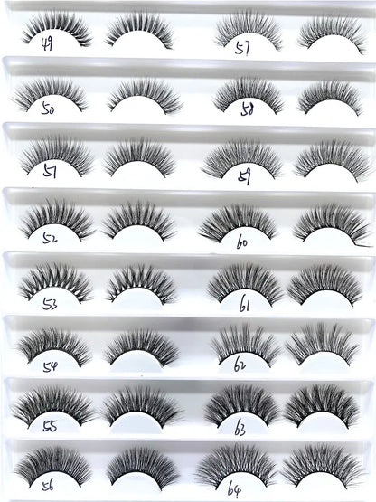 Make up 5D Posticos Kit Cilios Magnetic Liquid Eyeliner Magnetic Eyelashes Tray Set Vendor