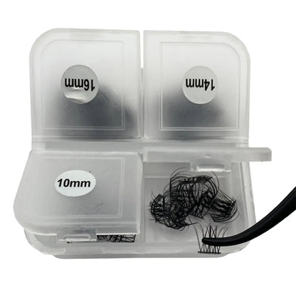 NINGLASH Individual Eyelash Extensions Kit 0.03mm Korean PBT Superthin Band with Natural Wispy DIY Lash 0.07mm Thickness