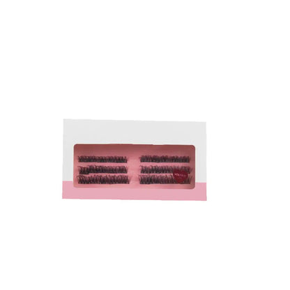 DIY Pre-cut Segmented Eyelashes Cluster DIY 8mm-16mm C D Curl Super Thin Band Colorful Packaging Boxes Eyelashes Extension