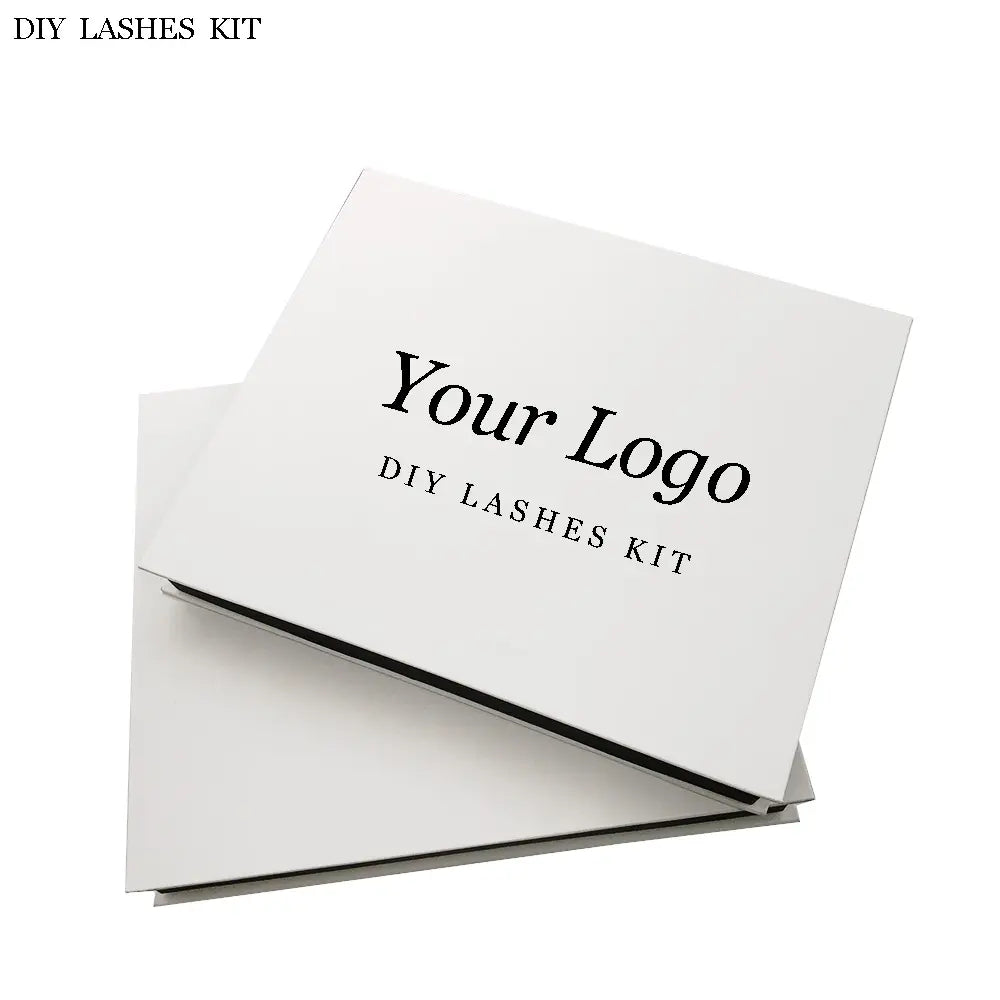 Private Label Vegan Luxury Waterproof DIY Lash Extension Kit Natural Volume Lash Clusters Kit