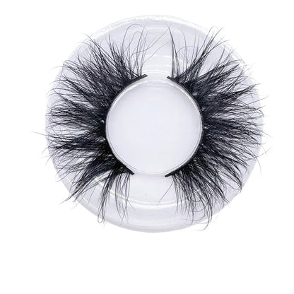 NINGLASH 10 Pairs Lashes Set 25mm Soft Mink Hair Lashes With Square Case for Salon, Beauty Girl Siberian Mink Eyelashes Factory