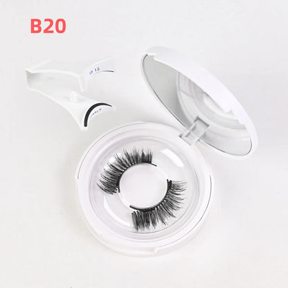 Wispy Vegan Magnetic Lashes with Applicator Reusable Custom logo Magnetic Lashes Kit Private Label
