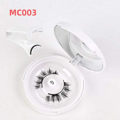 Wispy Vegan Magnetic Lashes with Applicator Reusable Custom logo Magnetic Lashes Kit Private Label