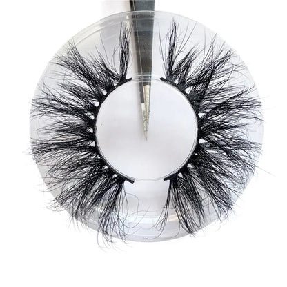 Wholesale 20mm Super Fluffy Eye Lashes 20Mm Mink 3D Lashes Volume 16Mm-20Mm Natural Strip Mink Lashes