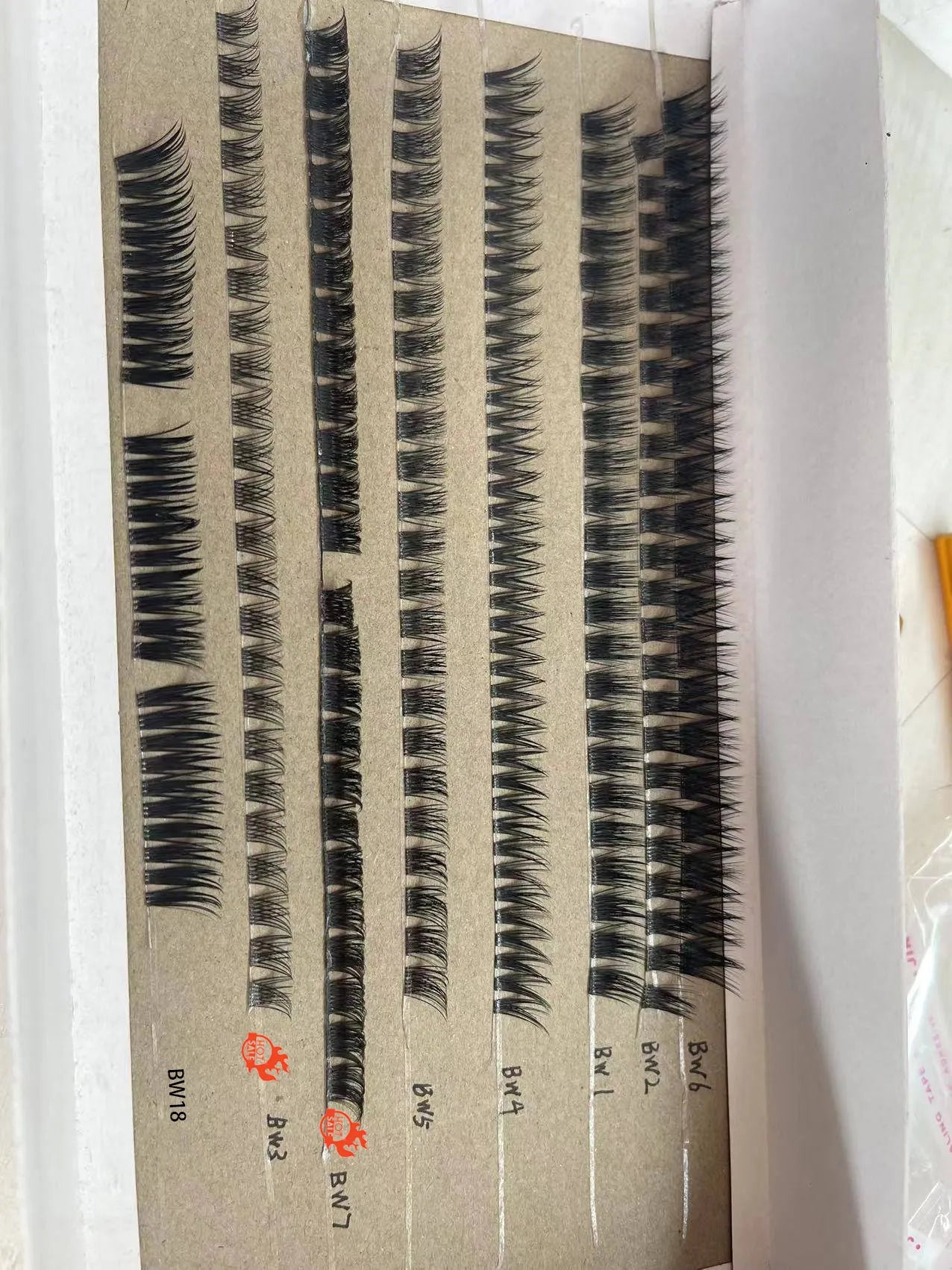 High Quality Self Adhesive DIY Lash Extension Mapping Kit Preglued Cluster Lash Waterproof Glueless Cluster Lashes