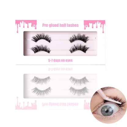 New Hot Selling- Pre Glued Half Lash, 3D Cat Eye