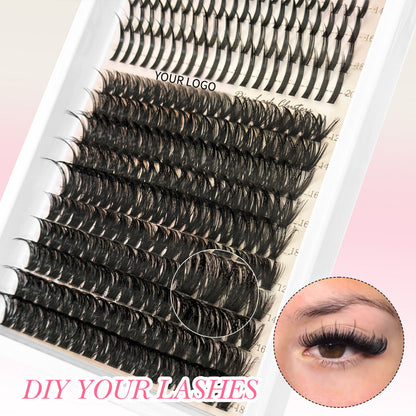 Spikes+ 60D + 100D Cluster Lashes