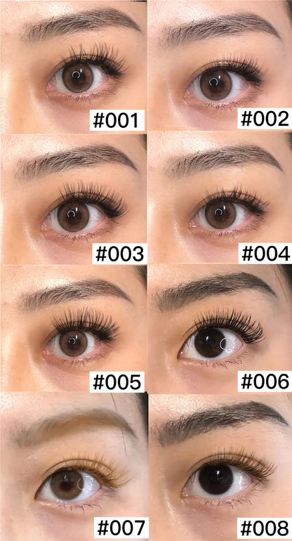 Diy Lash Extension Custom logo Free Design Styles Purple Packaging Segmented Eyelashes 8-16mm.