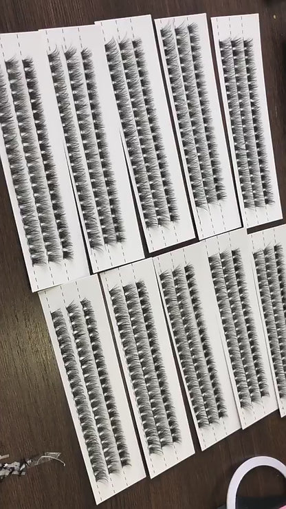 DIY Segmented Ribbons eyelash
