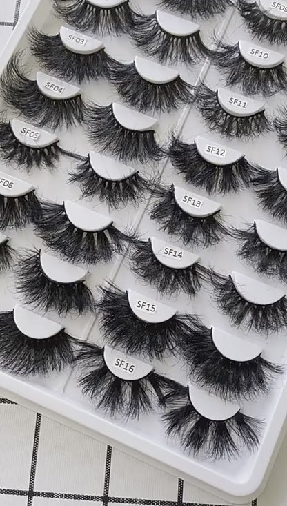 Fluffy Strip Mink Lashes