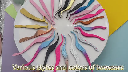 Tweezers Professional Eyelash Tweezers
