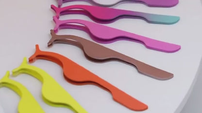 Eyelashes Pink Lash Tweezers