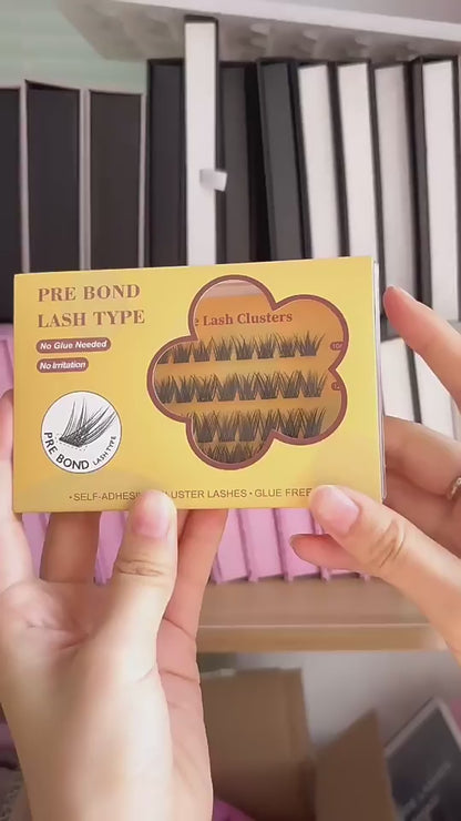 Long Lasting Superfine Band Natural Fan Eyelashes