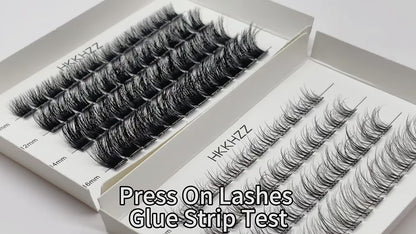 Natural Reusable Strong Self Adhesive Clusters Eyelashes