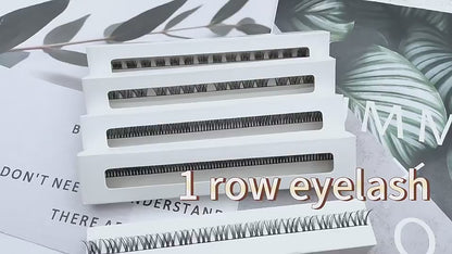 Custer Lashes White Segmented Eyelash Box